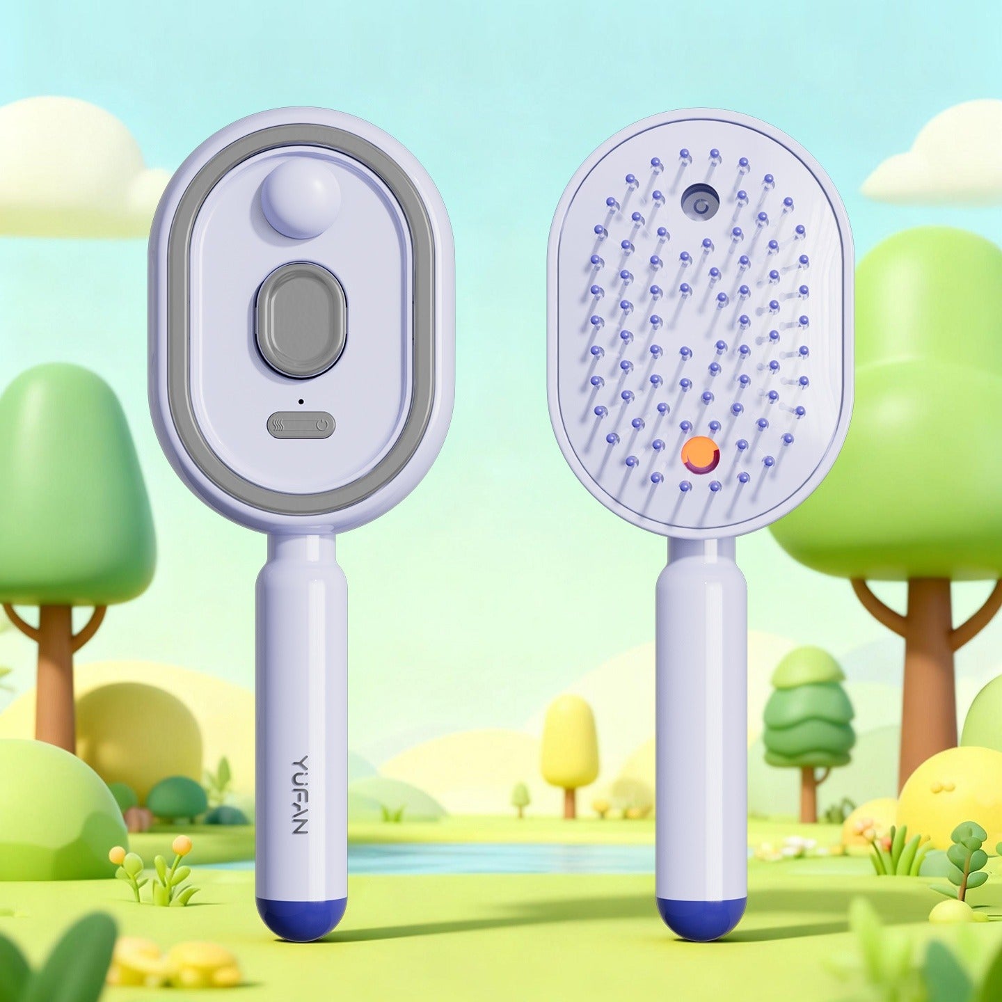 Electric Spray Massage Comb with Essential Oil Atomization