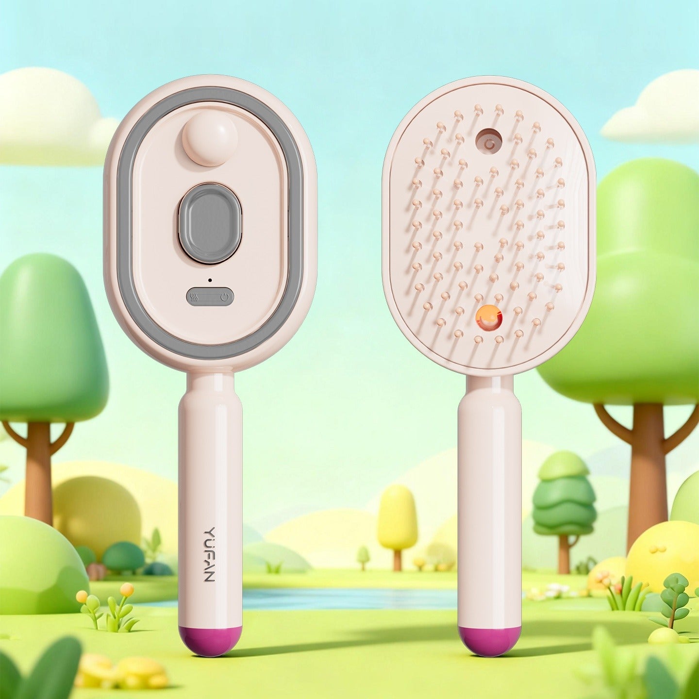 Electric Spray Massage Comb with Essential Oil Atomization